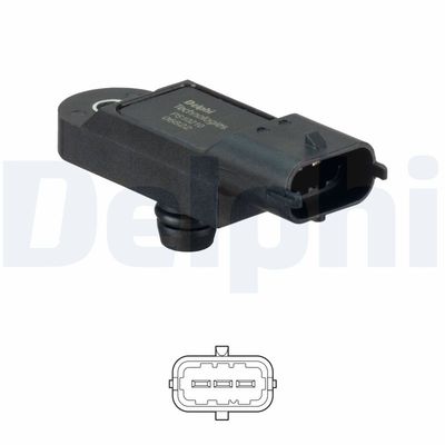 Sensor, intake manifold pressure DELPHI PS10210