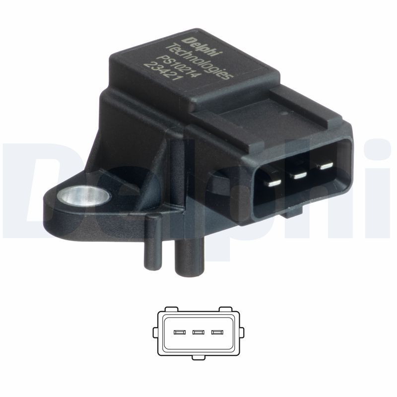 DELPHI PS10214 Sensor, intake manifold pressure