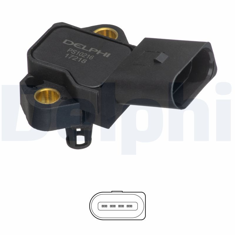 DELPHI PS10216 Sensor, intake manifold pressure