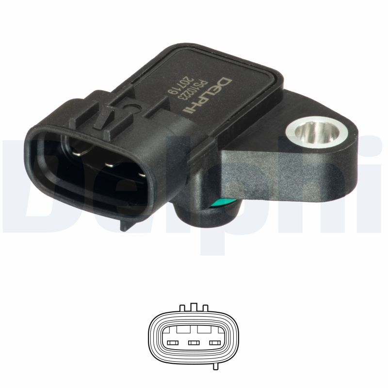 DELPHI PS10223 Sensor, intake manifold pressure