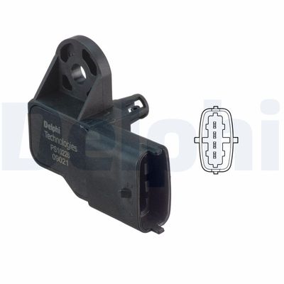 Sensor, intake manifold pressure DELPHI PS10226