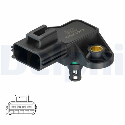 Sensor, intake manifold pressure DELPHI PS10227