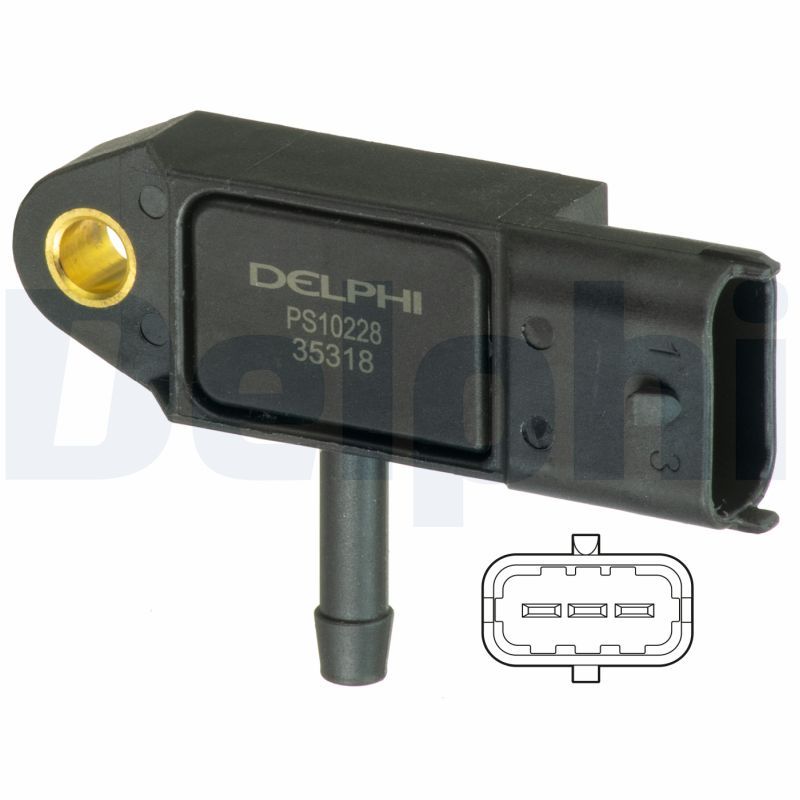 DELPHI PS10228 Sensor, intake manifold pressure