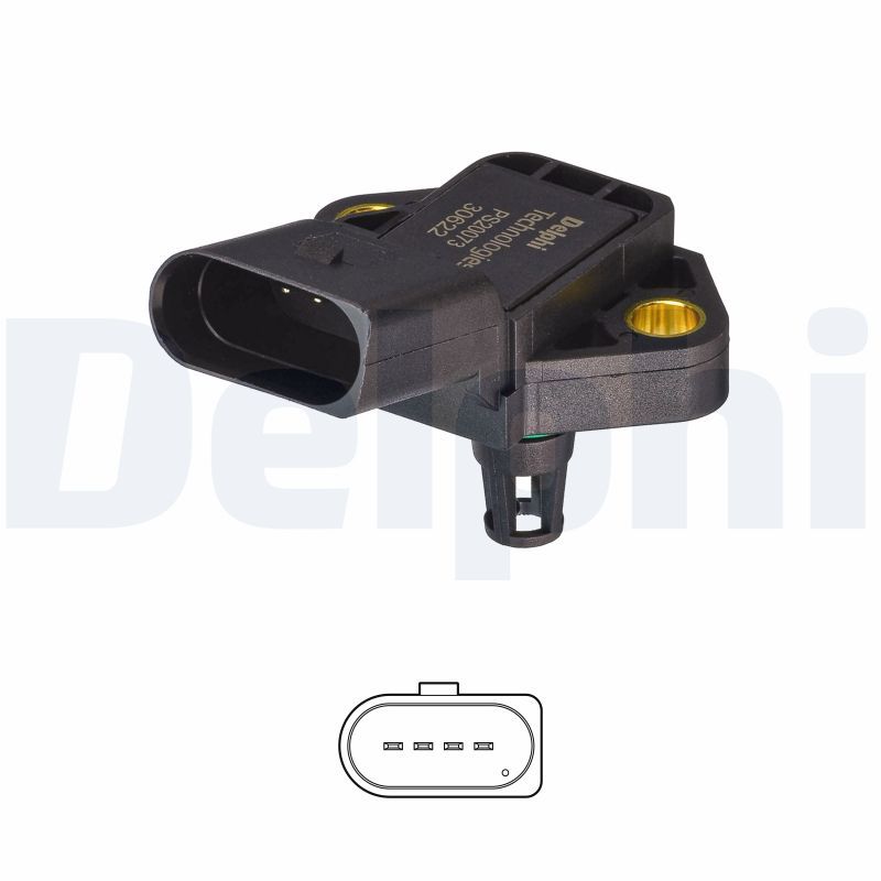 DELPHI PS20073-12B1 Sensor, intake manifold pressure