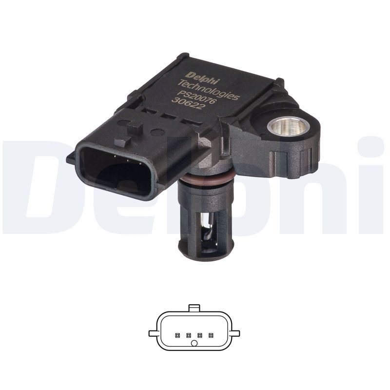DELPHI PS20076-12B1 Sensor, intake manifold pressure