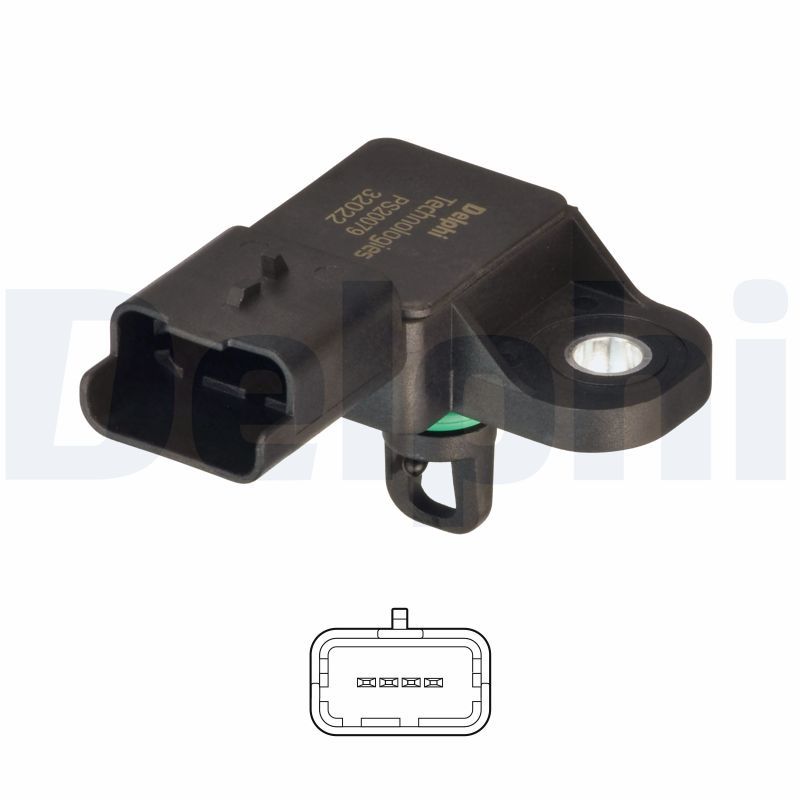 DELPHI PS20079-12B1 Sensor, intake manifold pressure