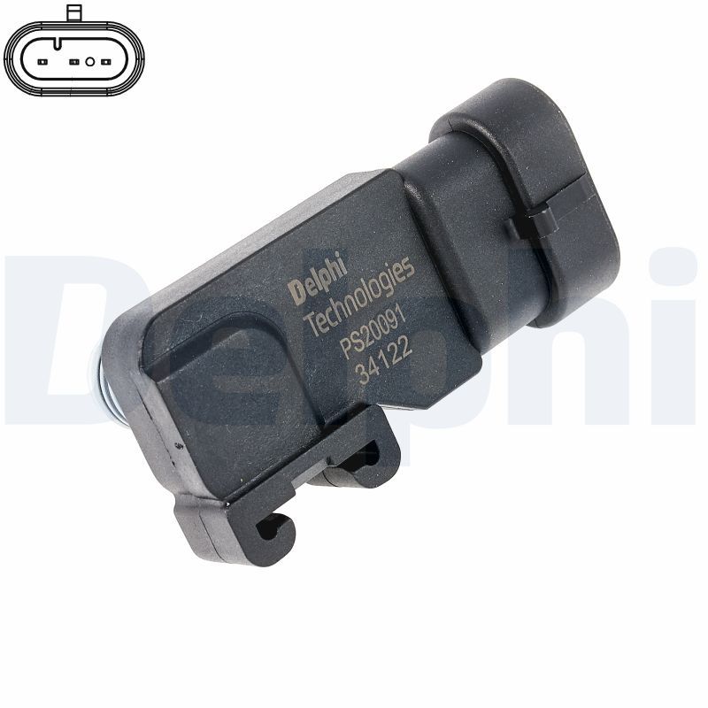 DELPHI PS20091-12B1 Sensor, intake manifold pressure