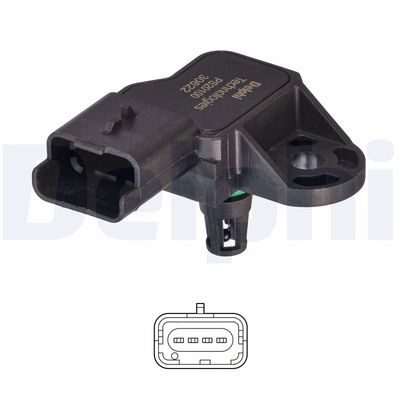 Sensor, intake manifold pressure DELPHI PS20100-12B1