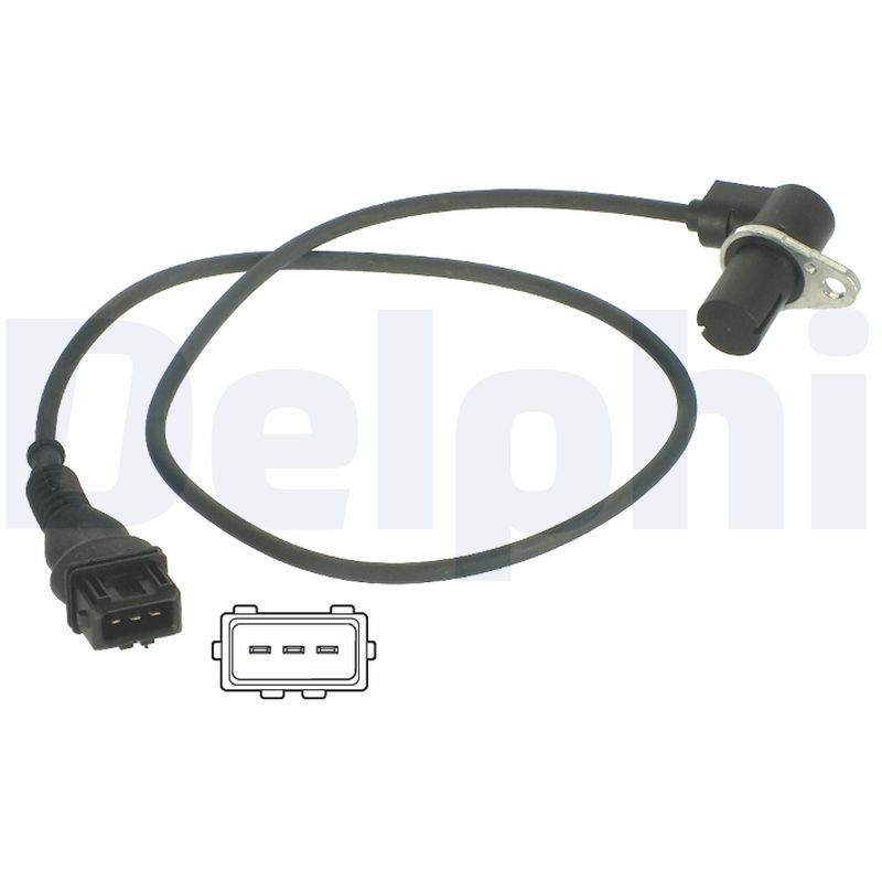 DELPHI SS10893 Sensor, crankshaft pulse
