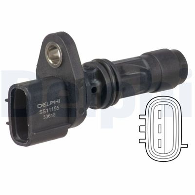 Sensor, camshaft position DELPHI SS11155