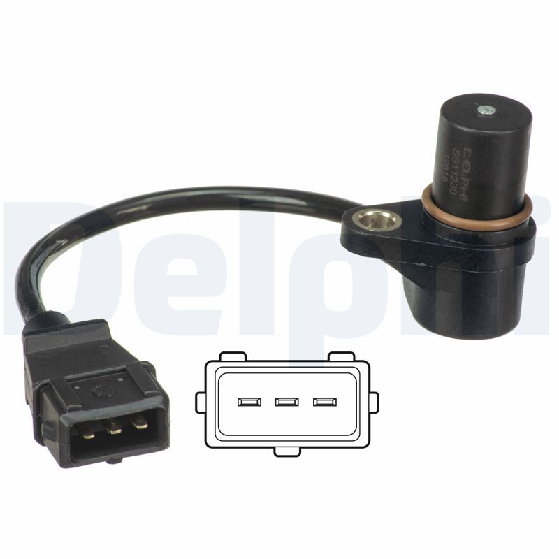 DELPHI SS11230 Sensor, crankshaft pulse