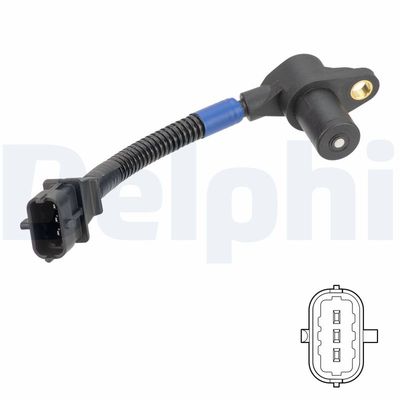 Sensor, crankshaft pulse DELPHI SS11240