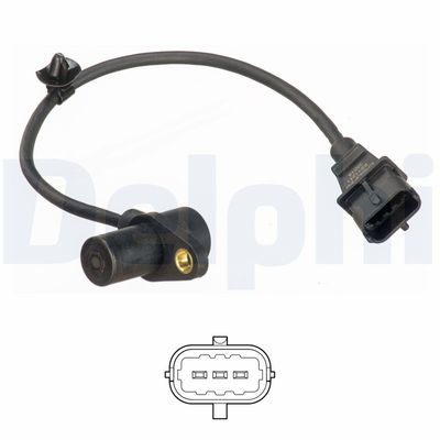 Sensor, crankshaft pulse DELPHI SS11241