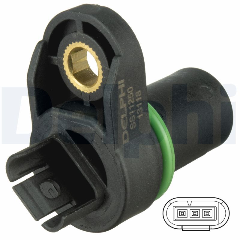 DELPHI SS11250 Sensor, crankshaft pulse