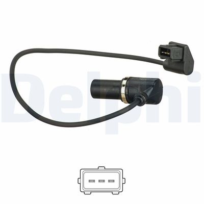 Sensor, crankshaft pulse DELPHI SS11255