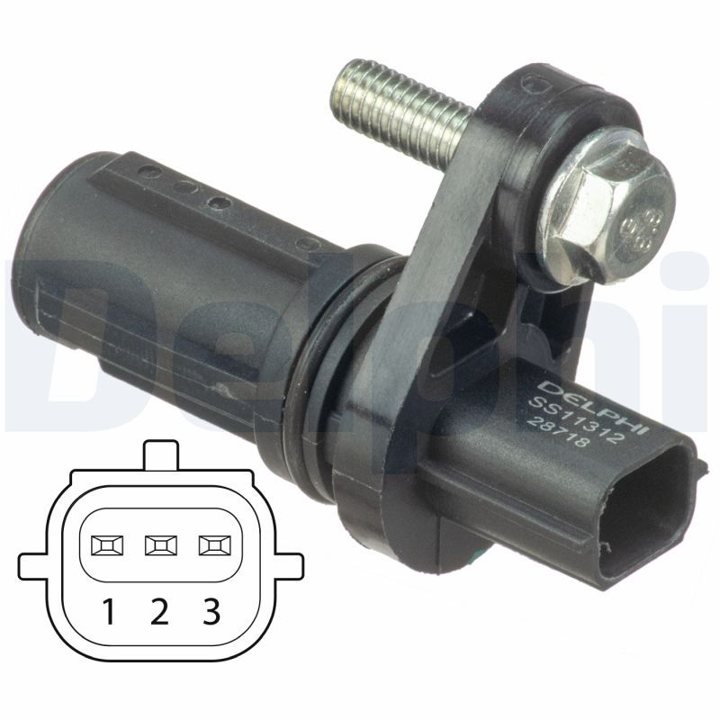 DELPHI SS11312 Sensor, crankshaft pulse