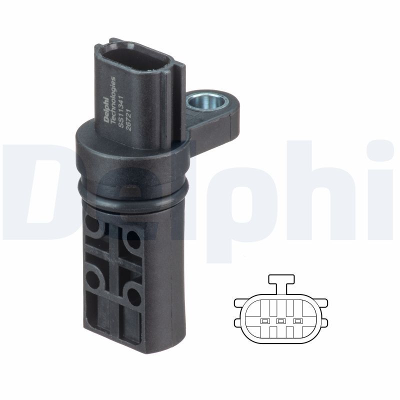 DELPHI SS11341 Sensor, crankshaft pulse