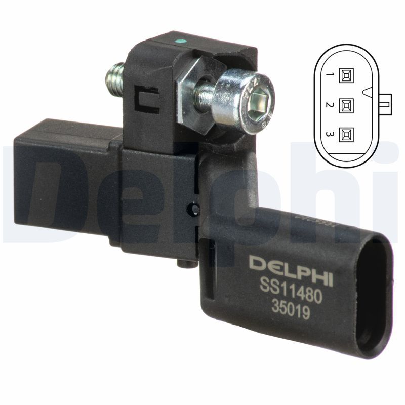 DELPHI SS11480 Sensor, crankshaft pulse