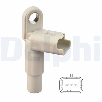 Sensor, camshaft position DELPHI SS12297-12B1
