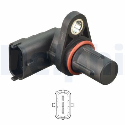 Sensor, camshaft position DELPHI SS12298-12B1