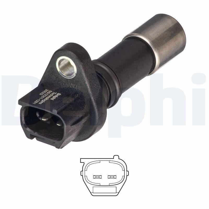 DELPHI SS12301-12B1 Sensor, crankshaft pulse