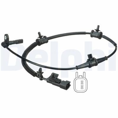 Sensor, wheel speed DELPHI SS20358