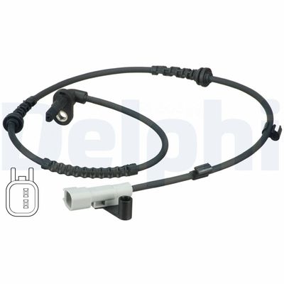 Sensor, wheel speed DELPHI SS20363