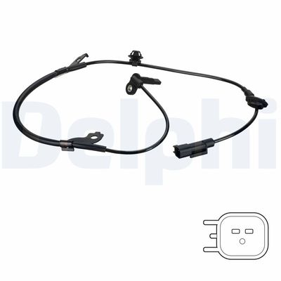 Sensor, wheel speed DELPHI SS20437