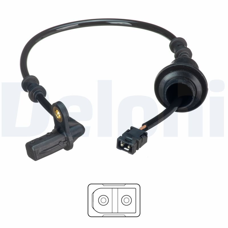 DELPHI SS20486 Sensor, wheel speed