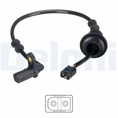 Sensor, wheel speed DELPHI SS20486