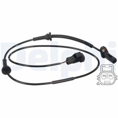 Sensor, wheel speed DELPHI SS20489