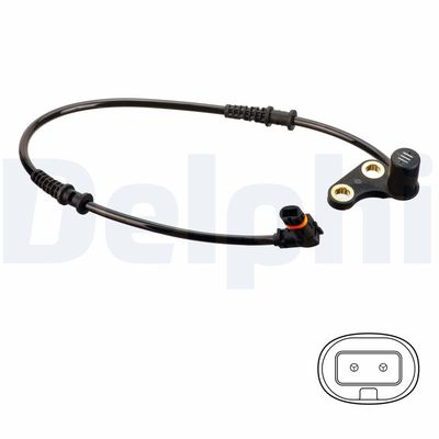 Sensor, wheel speed DELPHI SS20492