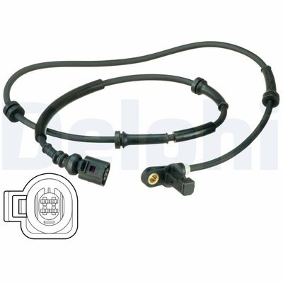 Sensor, wheel speed DELPHI SS20495