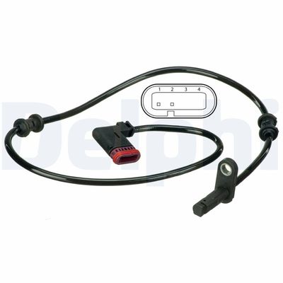 Sensor, wheel speed DELPHI SS20502