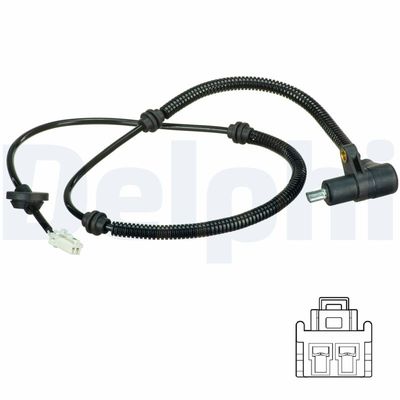 Sensor, wheel speed DELPHI SS20517