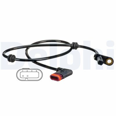 Sensor, wheel speed DELPHI SS20543