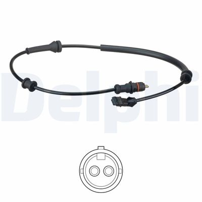 Sensor, wheel speed DELPHI SS20588
