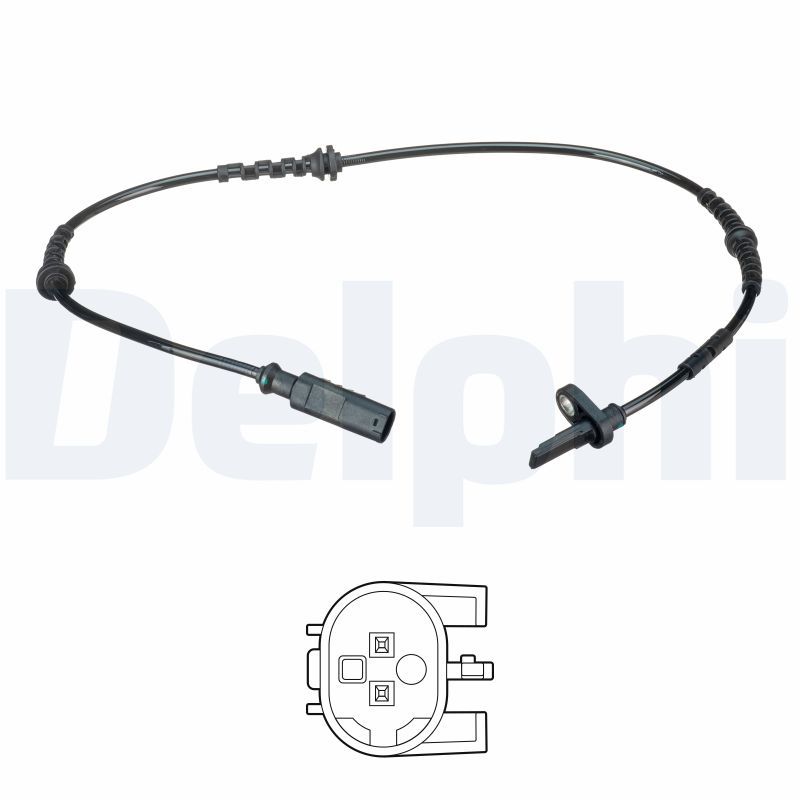 DELPHI SS20596 Sensor, wheel speed