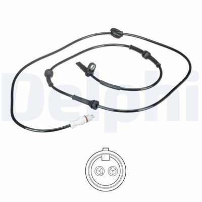 Sensor, wheel speed DELPHI SS20598