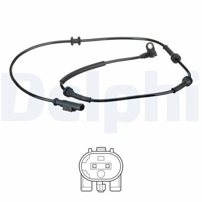 Sensor, wheel speed DELPHI SS20611
