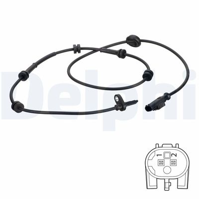 Sensor, wheel speed DELPHI SS20638