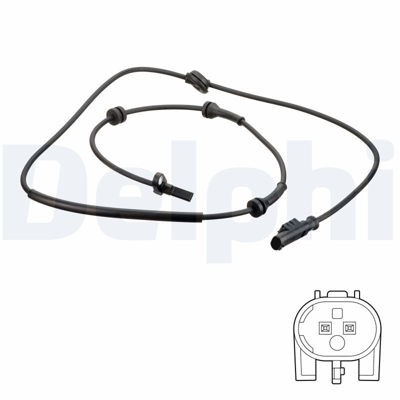 DELPHI SS20639 Sensor, wheel speed