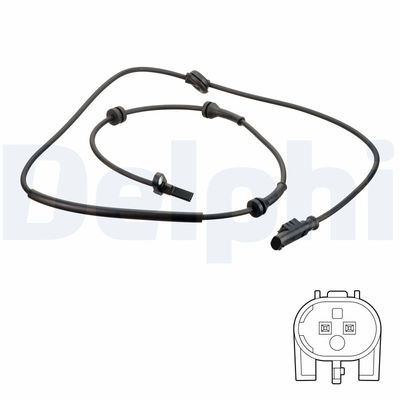 Sensor, wheel speed DELPHI SS20639