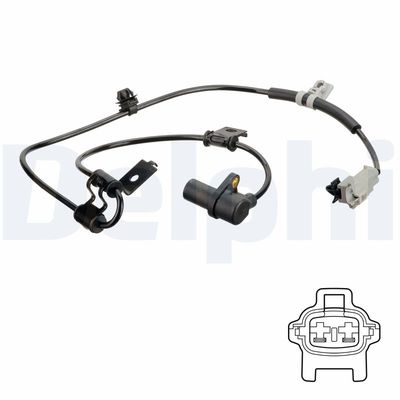 Sensor, wheel speed DELPHI SS20643