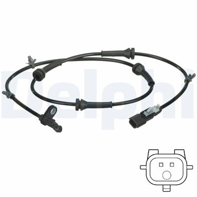 Sensor, wheel speed DELPHI SS20676