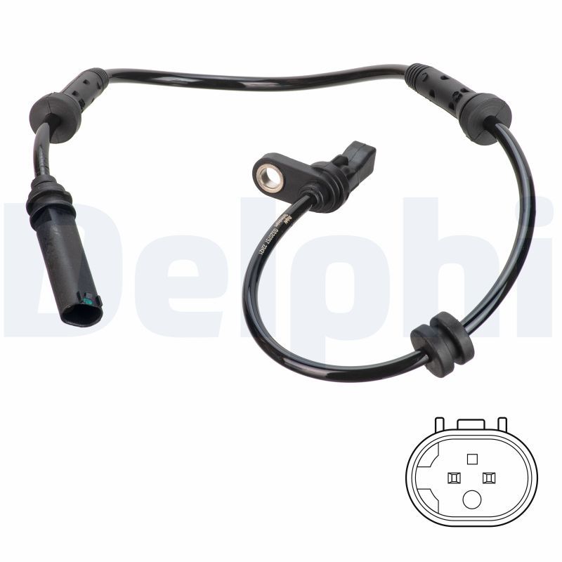 DELPHI SS20757 Sensor, wheel speed