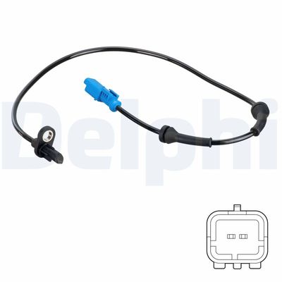 Sensor, wheel speed DELPHI SS20769