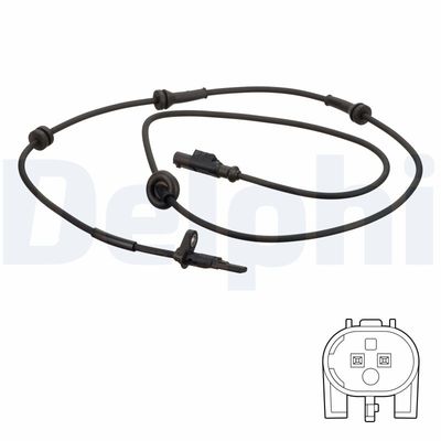 Sensor, wheel speed DELPHI SS20778