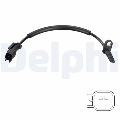 Sensor, wheel speed DELPHI SS20779