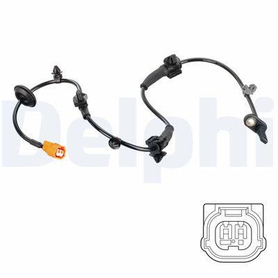 Sensor, wheel speed DELPHI SS20782